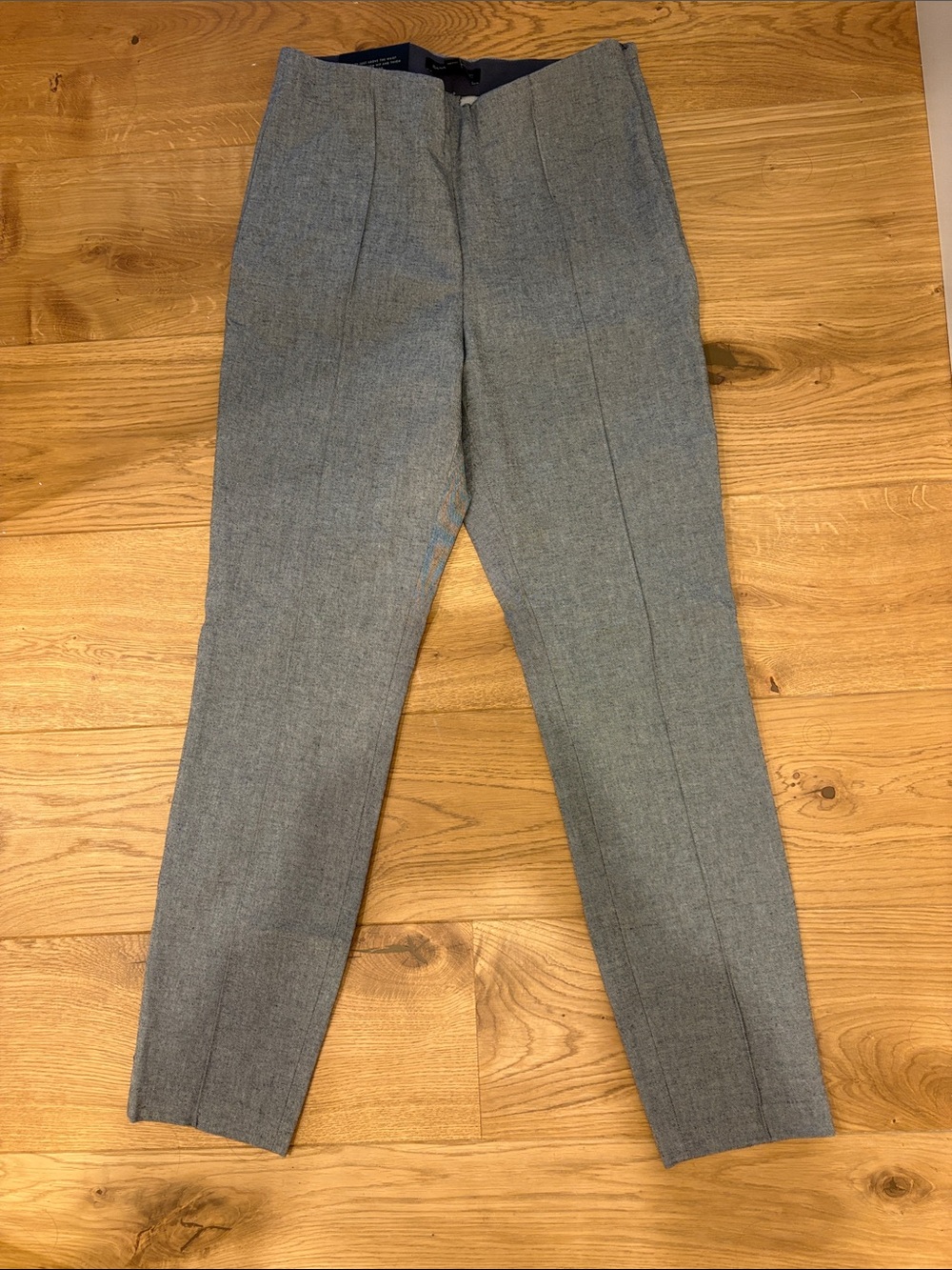 NWT Banana Republic Sloan Legging Gray Pleated Dress Pants
